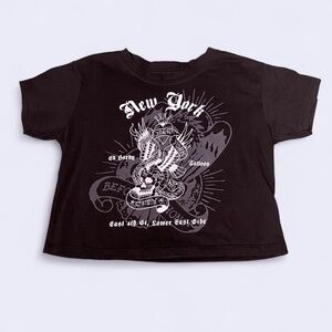 Ed hardy cropped tee